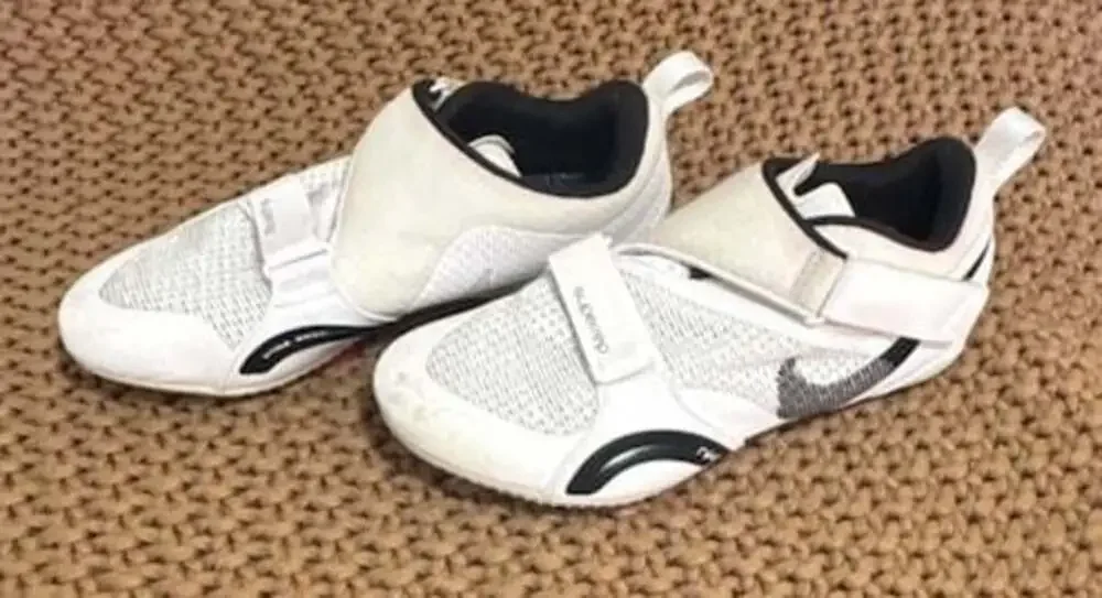 Nike SuperRep Cycle Indoor Cycling Shoes White Black CJ0775-100 Women's Size 9